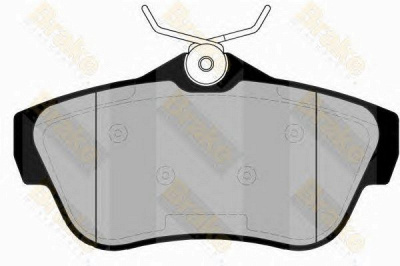 BRAKE ENGINEERING pa1858 -  Комплект тормозных колодок, дисковый тормоз